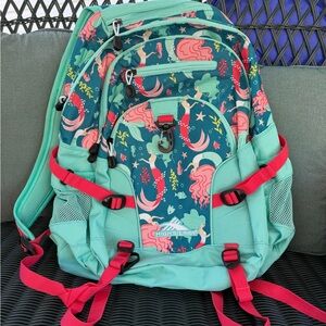 High Sierra Kids Mermaid Backpack in Teal and Pink